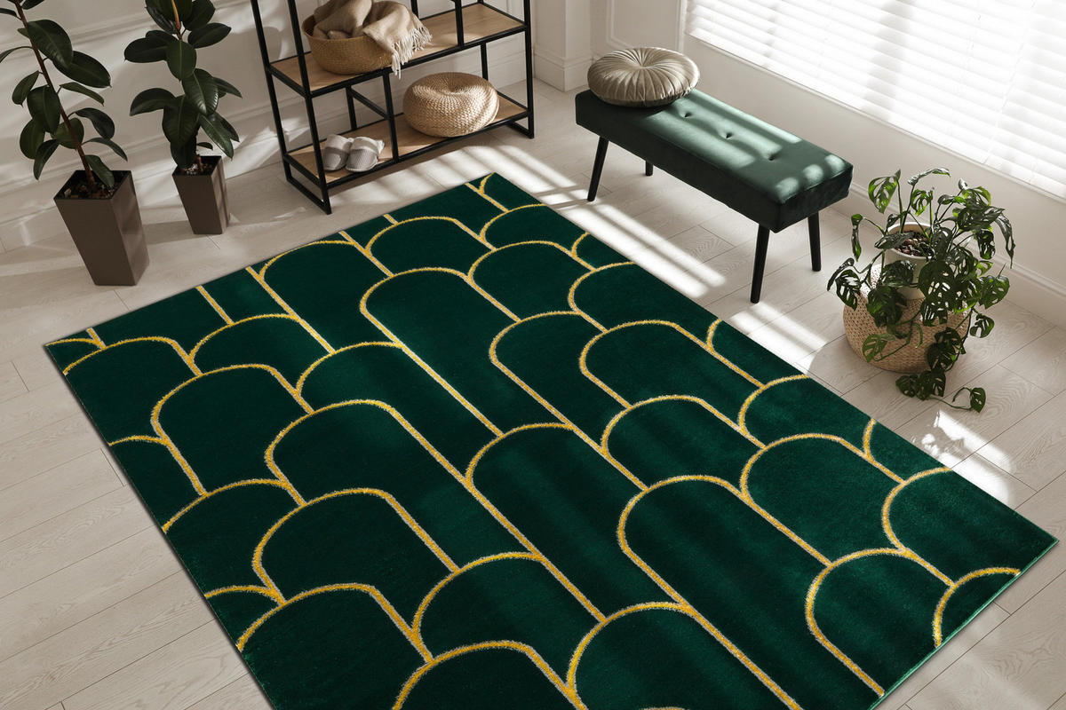 TEPPICH Emerald 240/330 cm - Pastellgrün, Textil (240/330cm) - rugsX