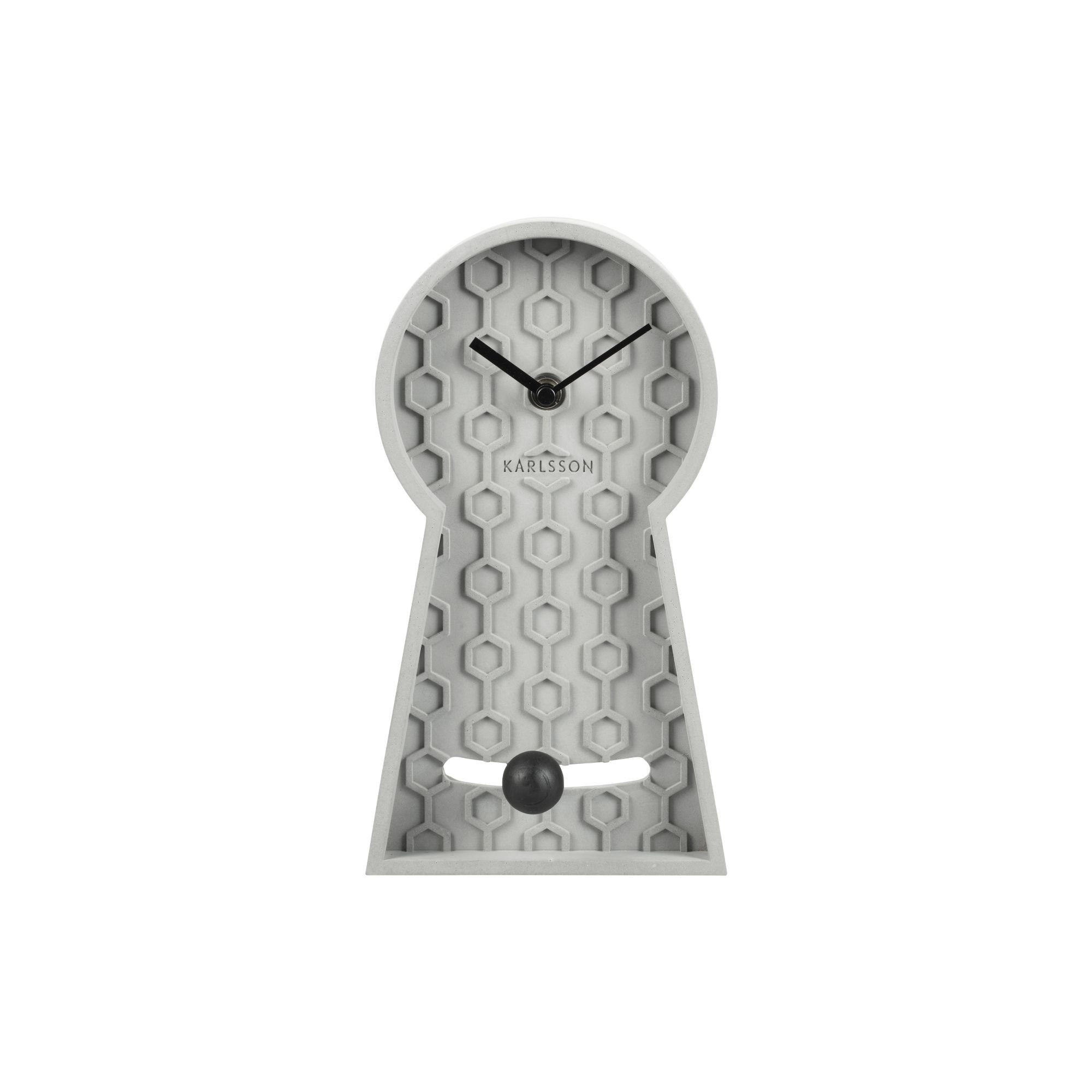TISCHUHR Honeycomb Grau 25/14/25 cm - Hellgrau, Stein (14/25/25cm) - Karlsson
