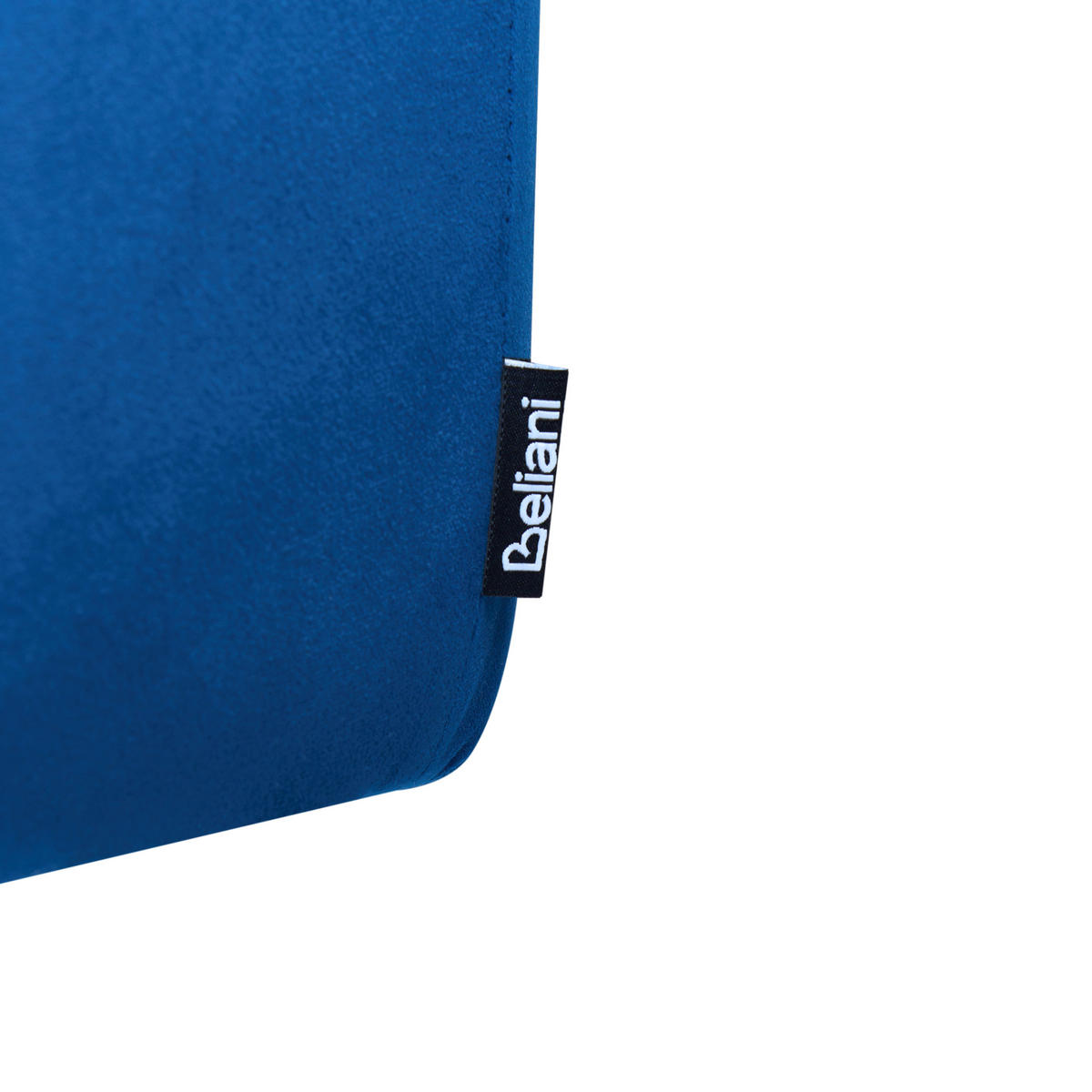JÍDELNÍ ŽIDLE sada 2 ks Sametová látka Modrá Sanilac - modrá, kov/textil (52/75/44cm) - Beliani