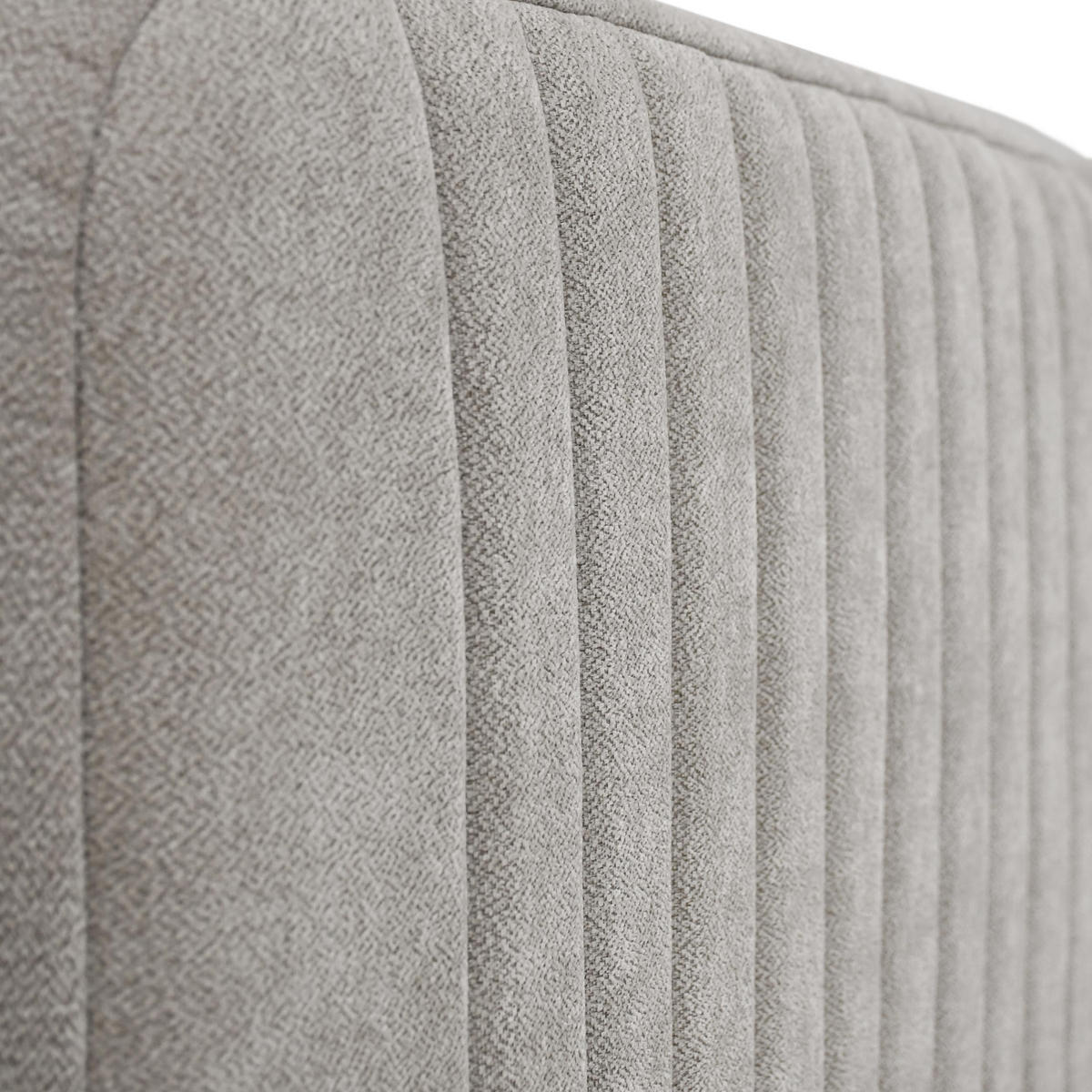 POLSTERBETT Lami 90x200, Einzelbett mit Bettkasten und Schaumstoffmatratze 10 cm, Beige - Beige/Schwarz, Textil/Metall (90/200cm) - Beautysofa