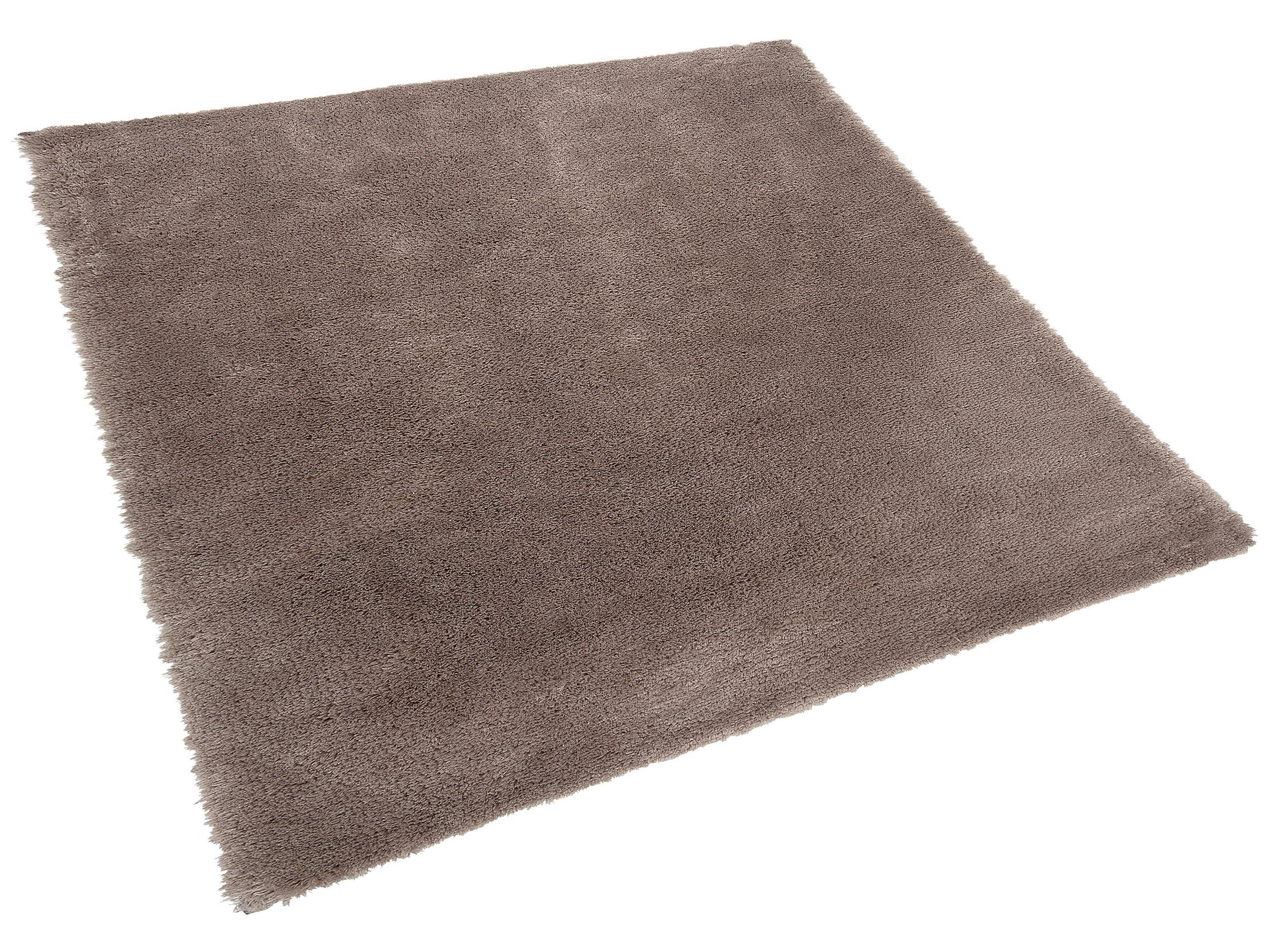SHAGGY-TEPPICH Evren 200/200 cm - Braun, Kunststoff (200/200cm) - Beliani