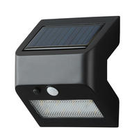 LED-SOLAR-WANDLEUCHTE mit Bewegungsmelder & Dämmerungssensor – ideal für Eingangsbereiche, Treppen & Terrassen schwarz warmweiß - Schwarz, Kunststoff (5.3/11.5/10cm) - Northpoint