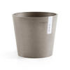 BLUMENTOPF Amsterdam 17/14,7 cm Taupe - Taupe, Kunststoff (17/14.7cm) - Ecopots
