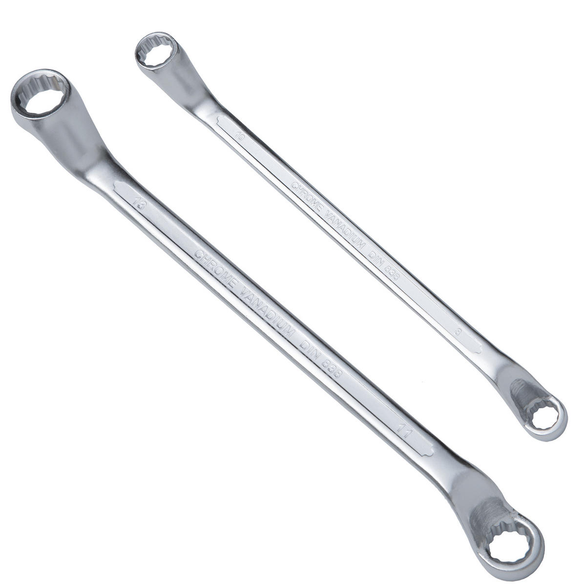DOPPELRINGSCHLÜSSELSATZ, inklusive Rolltasche mit Ösen,schwarz - Schwarz, Metall (35/31/2cm) - tectake