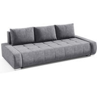 ROZKLÁDACÍ pohovka Draco 3místná, s úložným prostorem, šedá - šedá, textil (240/85/110cm) - Beautysofa