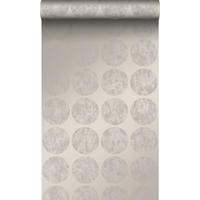 TAPETE große verwitterte Kugeln 53 cm x 10.05 m - Braun, Papier (53/1000cm) - Origin Wallcoverings