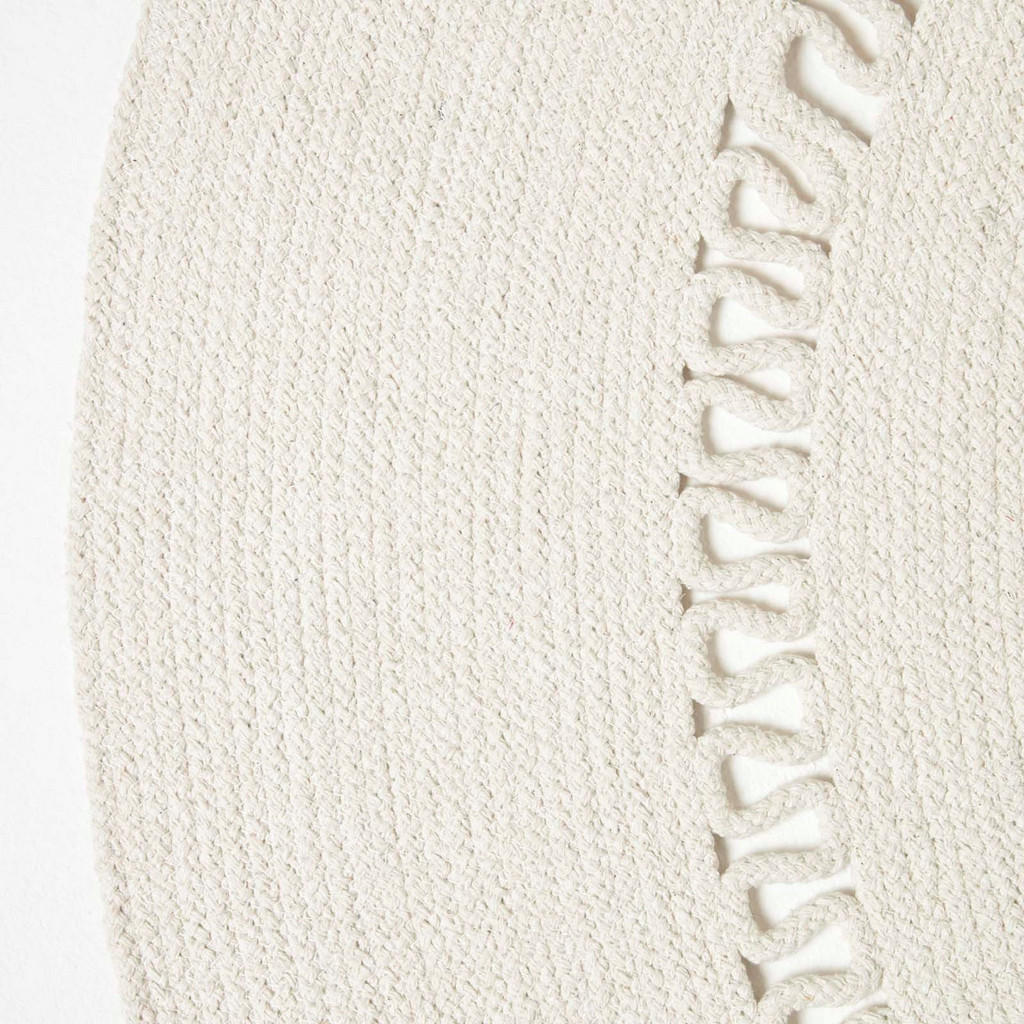 Thumbnail - Homescapes Teppich, Creme, Textil, Rund, 150x150 cm, Teppiche & Böden, Teppiche