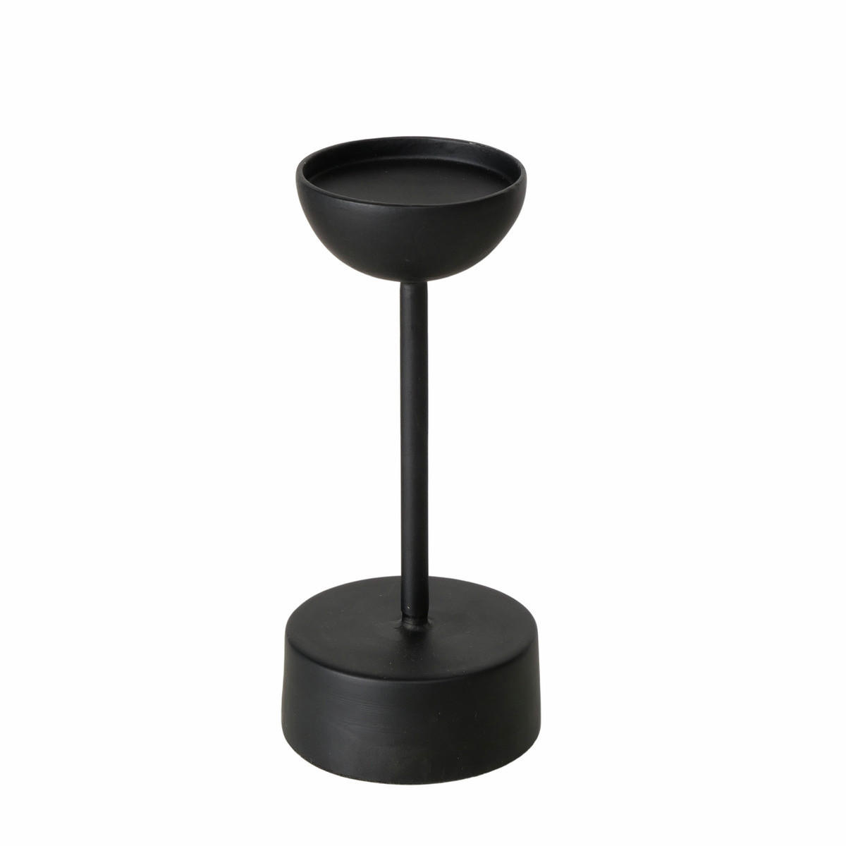 KERZENHALTER Metall Vimo 20 cm - Schwarz, Metall (9/20/9cm) - Boltze Home