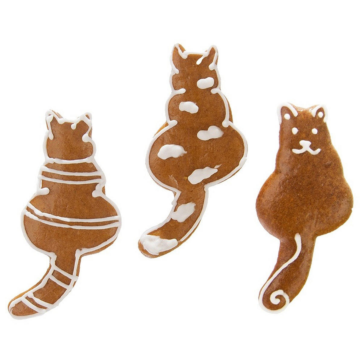 AUSSTECHFORM Katze 8,5 cm Silber - Silberfarben, Metall (4/1.5/8.5cm) - Orion 