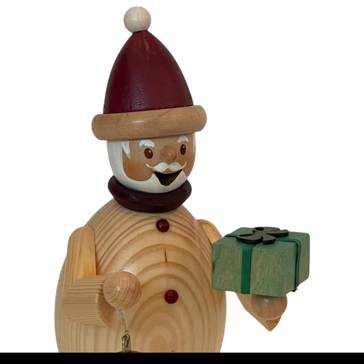 RAUCHMANN Max als Weihnachtsmann mit Mäxchen 16 cm - Multicolor, Holz (10/16/10cm)