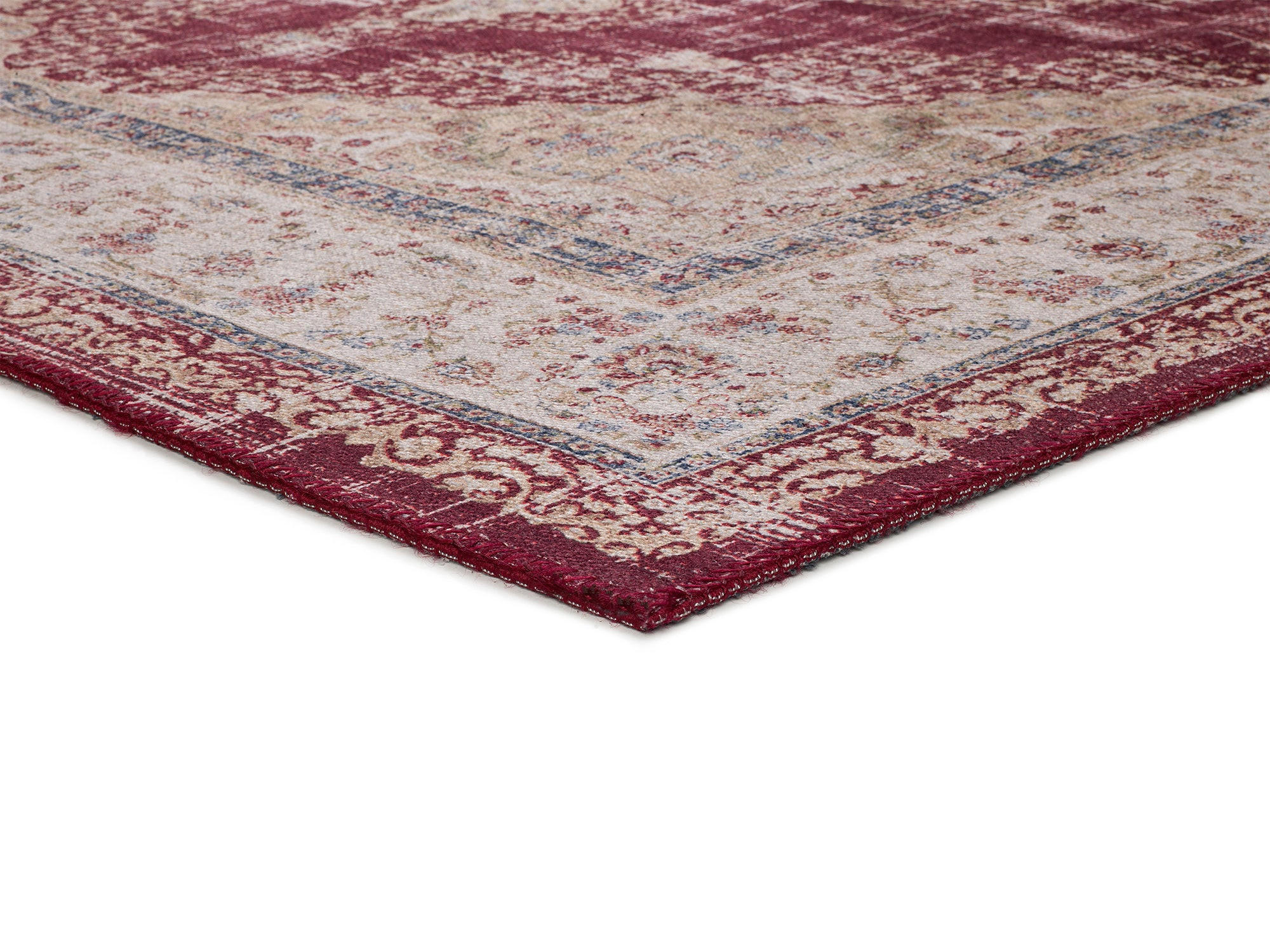 VINTAGE-TEPPICH Rot Neila 80/150 cm - Rot, Naturmaterialien/Textil (80/150cm) - Atticgo