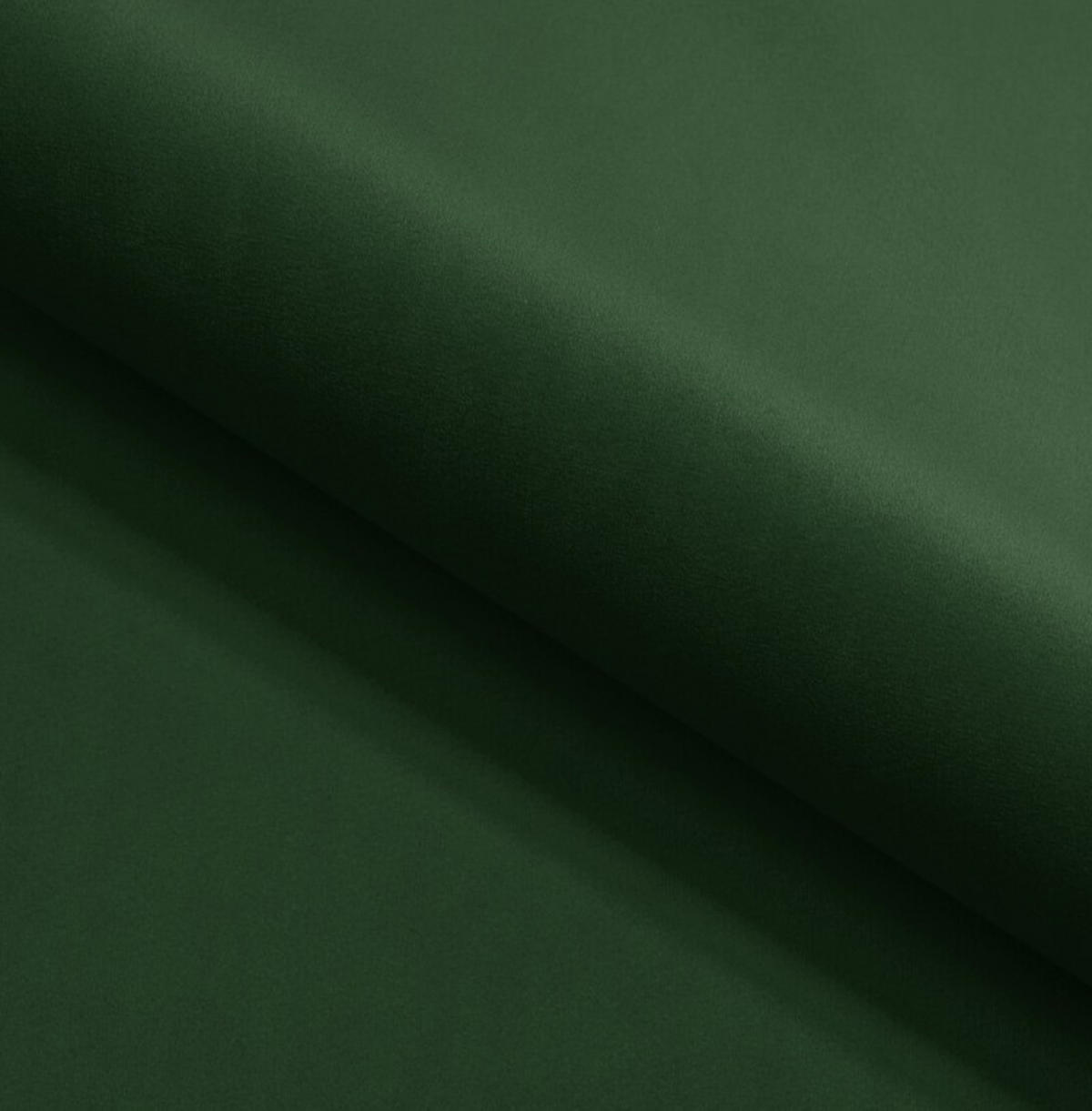 ECKSOFA GLAM mit Schlaffunktion, Ottomane & goldenen Füßen – Samtsofa im Glamour-Stil mit Zierkissen, 258x167x91 cm, rechte, grün​ - Grün, Holz/Textil (258/167cm) - DomoHome