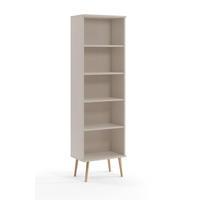 REGAL Kaschmir Boho Auf Hohen Beinen - Beige, Holzwerkstoff (46/180/32cm) - Sepro Meble
