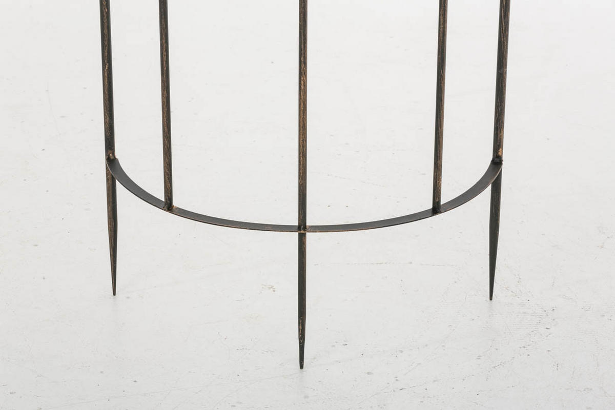 RANKGITTER Knut 52,5x23x200cm Metall Bronze Rankhilfe - Bronzefarben, Metall (52.5/200/23cm) - DELUKE