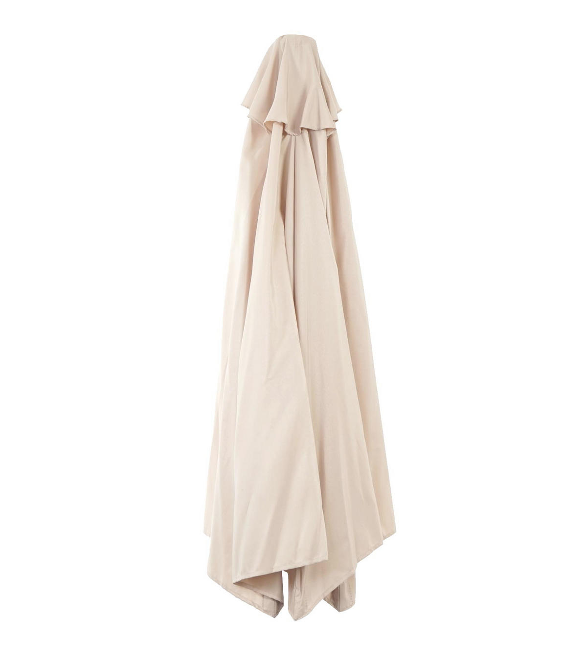 BEZUG FÜR SONNENSCHIRM HALBRUND Cremeweiß - Weiß, Textil (260/135cm) - MCW
