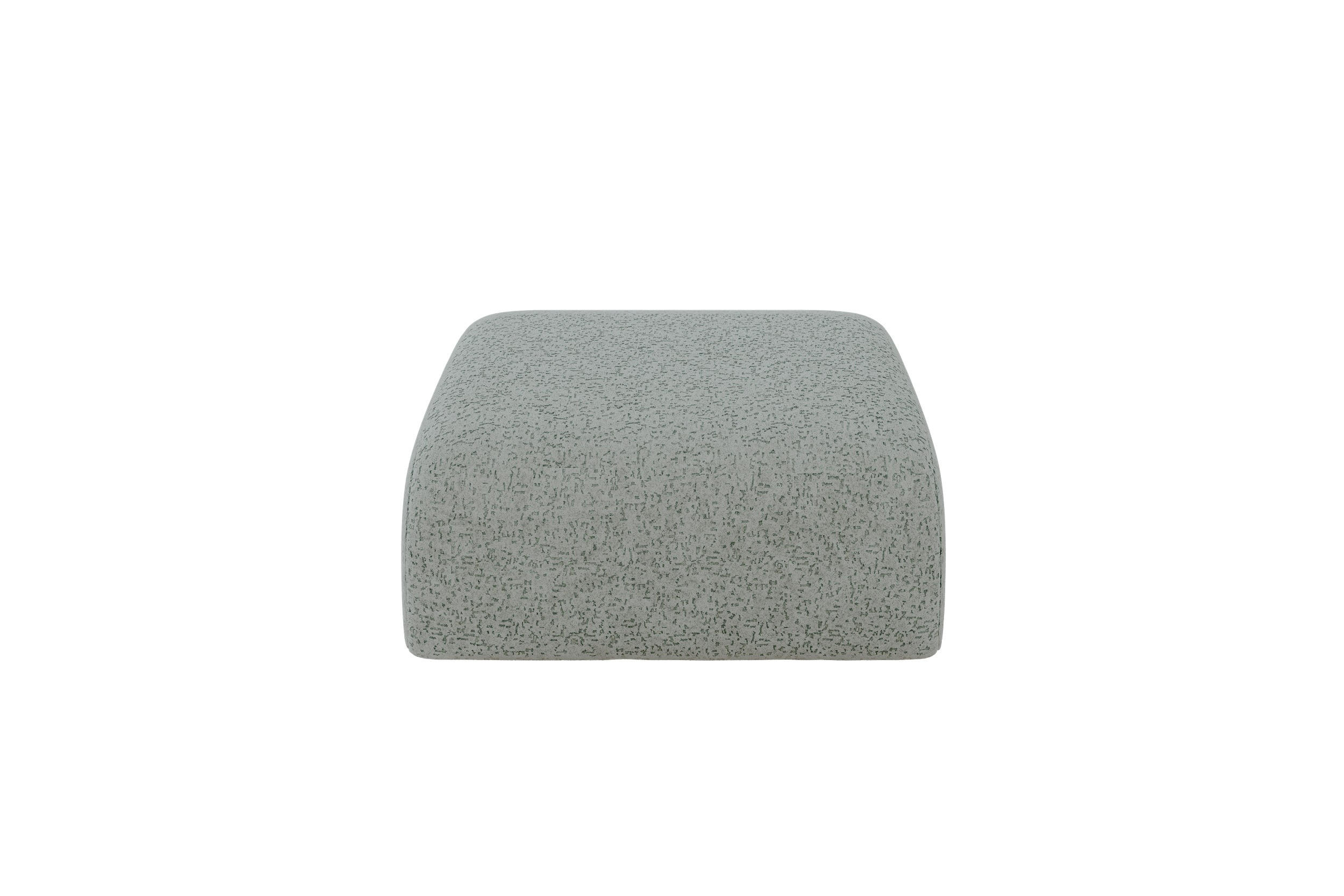 POUF MIRA-PUF 91x89x40 Grün cm Velours Modular Sitzhocker - Schwarz/Hellgrün, Holzwerkstoff/Kunststoff (91/40/89cm) - ALTDECOR
