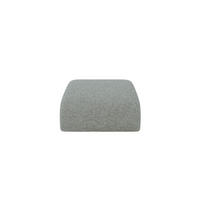 POUF MIRA-PUF 91x89x40 Grün cm Velours Modular Sitzhocker - Schwarz/Hellgrün, Holzwerkstoff/Kunststoff (91/40/89cm) - ALTDECOR