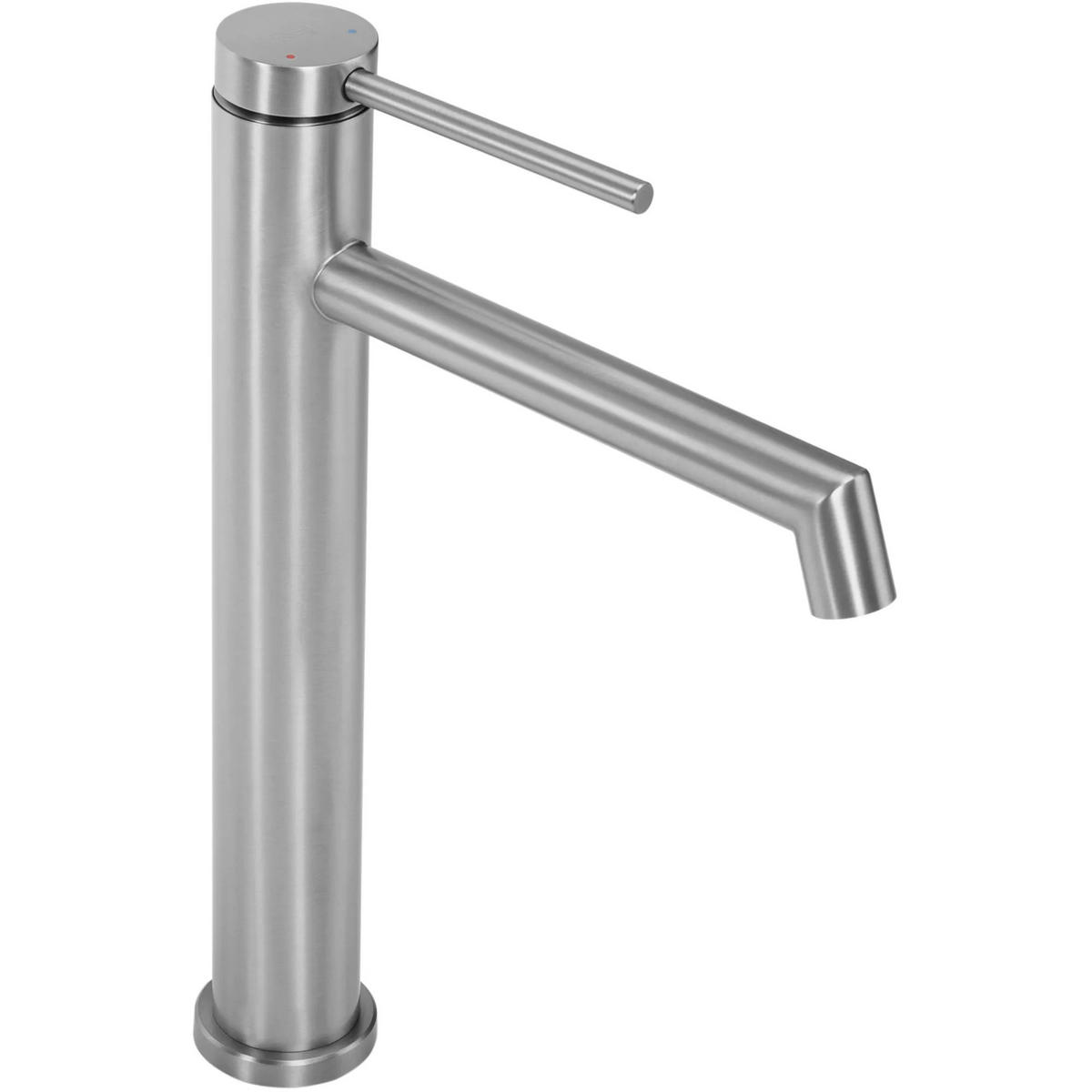 WASCHBECKENARMATUR Rea Foss Nickel Brush High - Nickelfarben, Metall (4/29.5/20cm) - REA