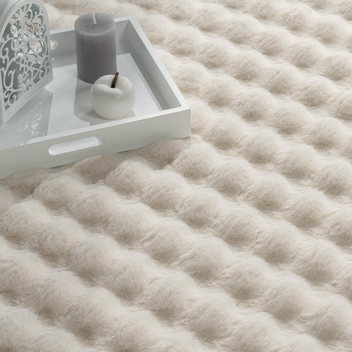 HOCHFLORTEPPICH 200/280 cm Arnheim 741 - Creme, Textil (200/280cm) - Paco Home