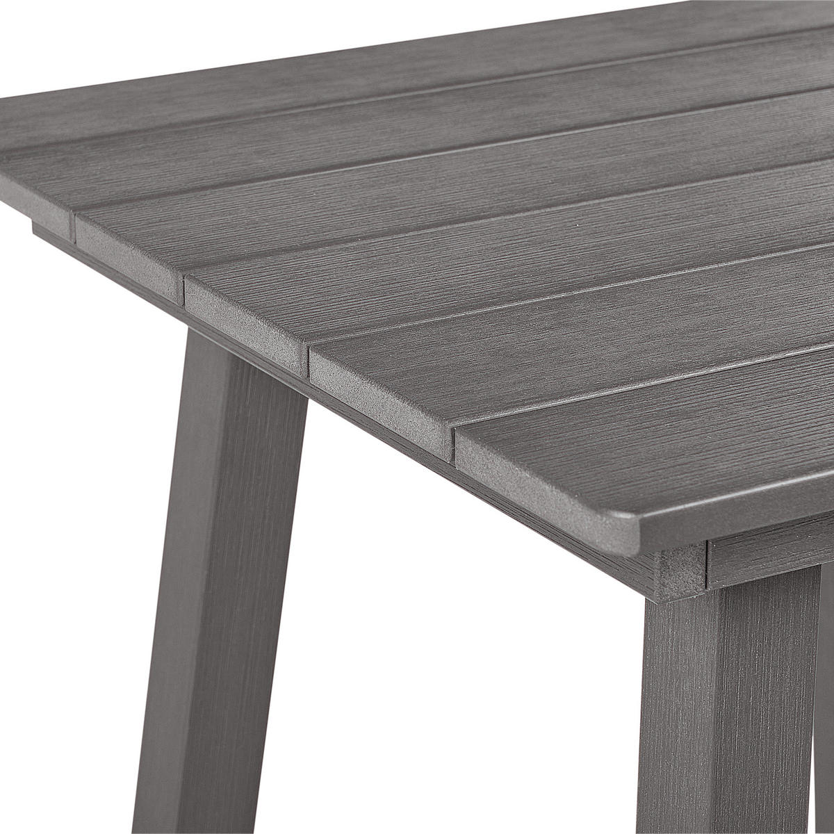 BARTISCH Grau Adirondack - Grau, Kunststoff (60/59/103cm) - Beliani