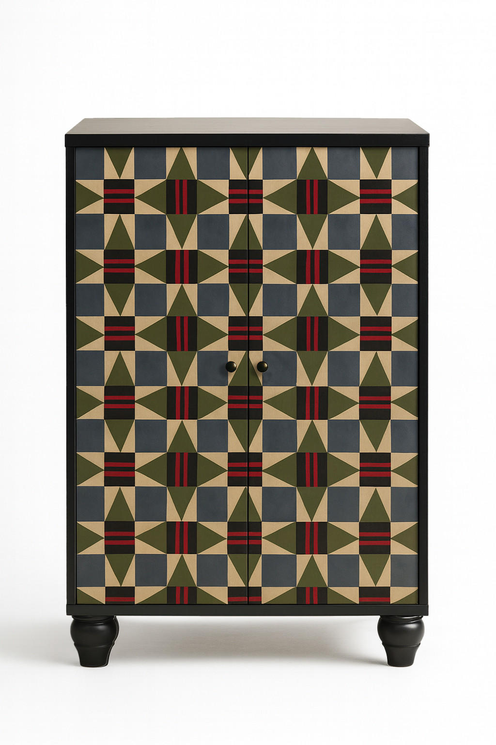 SCHRANK SIDEBOARD mit 2 Türen MARCUS - Rotbraun, Holzwerkstoff (75/127/45cm) - RNT By Really Nice Things