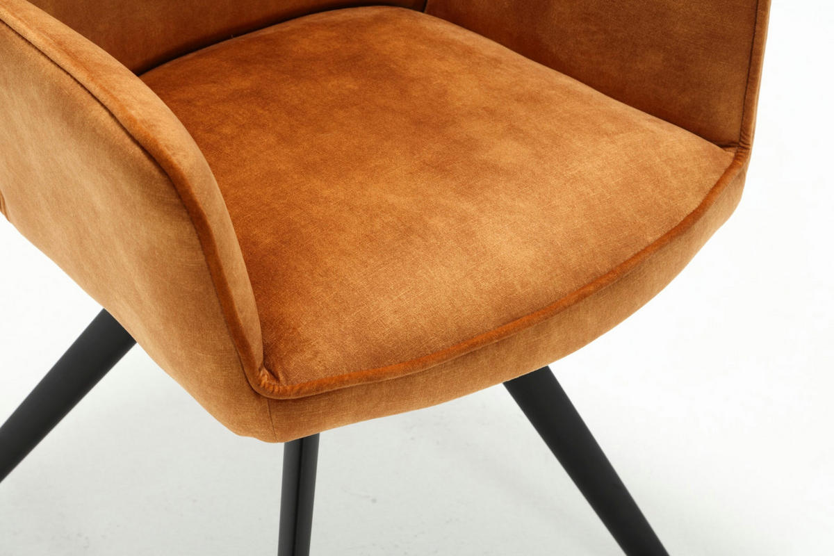 ESSZIMMERSTUHL Nova Gold 58/65/64 cm - Goldfarben, Textil (65/64/58cm) - Starfurn