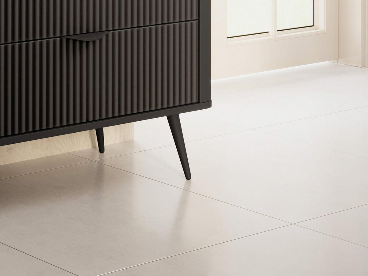 KOMMODE mit drei Schubladen BELLO Schwarz - Schwarz, Holzwerkstoff (163.2/81.2/38cm) - Compleo24