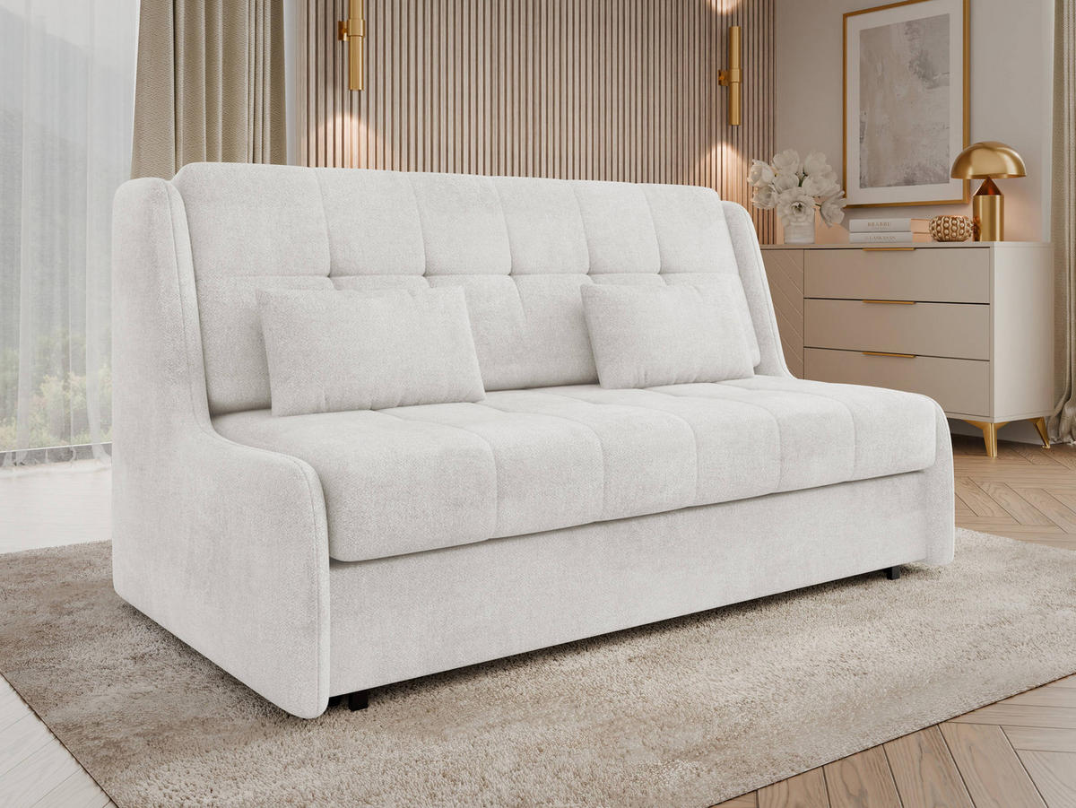 SCHLAFSOFA Viva Elite IV - Schwarz/Naturfarben, Holz/Metall (166/85/98cm) - MIRJAN24