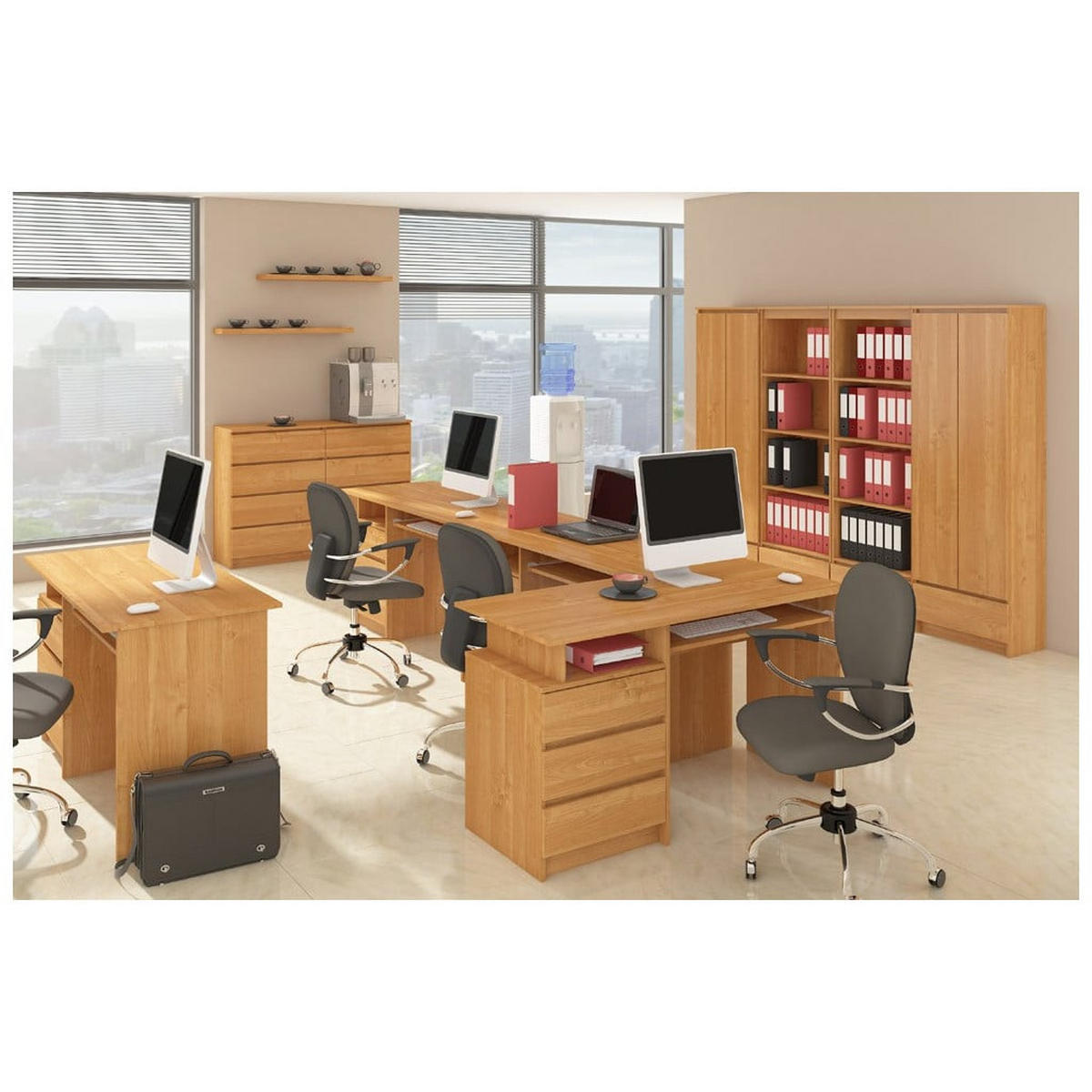 KLEIDERSCHRANK Erlefarben 180/90/51 - Erlefarben, Holzwerkstoff (90/180/51cm) - RAUMHIRSCH FURNITURE