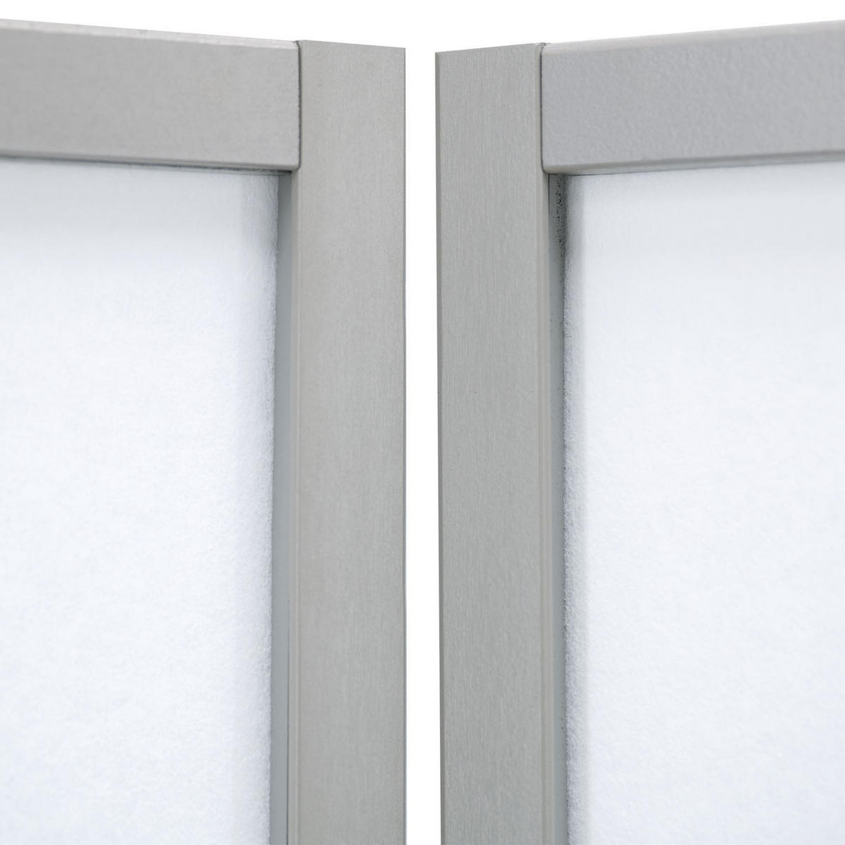 PARAVENT 4-tlg 176/179 cm Grau Holz Shoji - Grau, Holz (176/179/2cm) - Homestyle4u