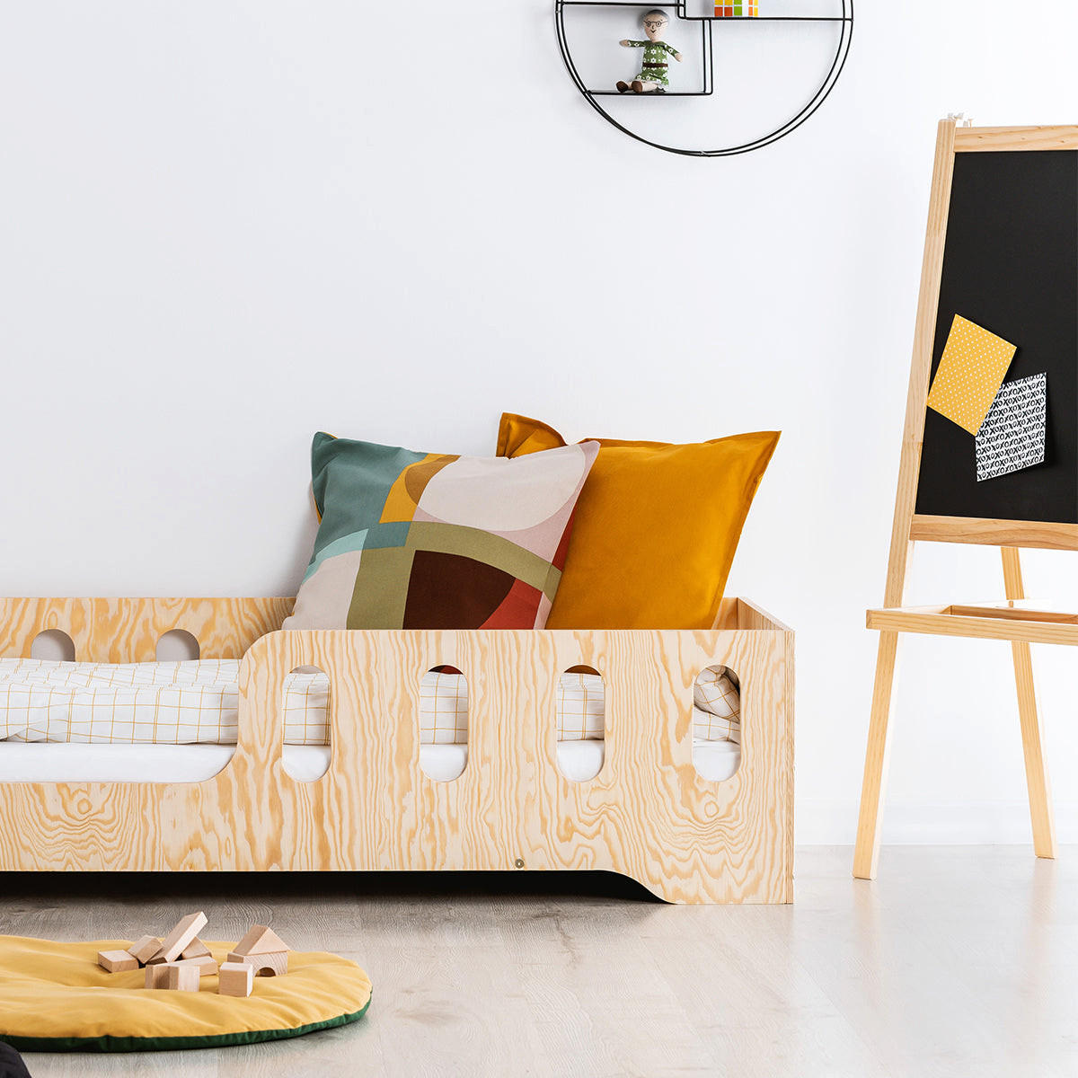 POSTEĽ 90/200 Estelle Prírodné drevo - hnedá, drevo (90/200cm) - Petits-meubles