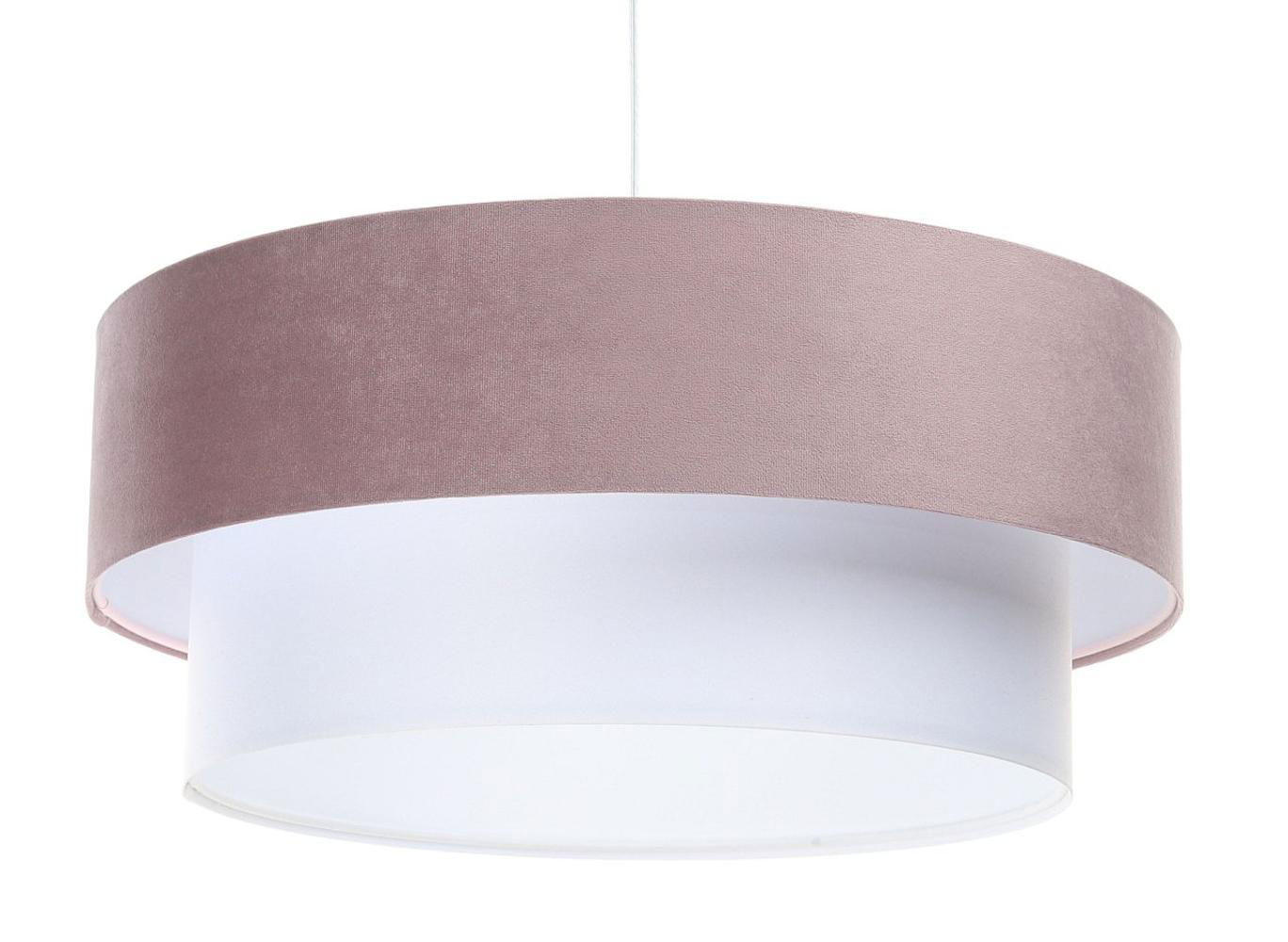 HÄNGELEUCHTE Rosa 60/20 cm - Pink/Weiß, Kunststoff (60/1/20cm) - ONZENO