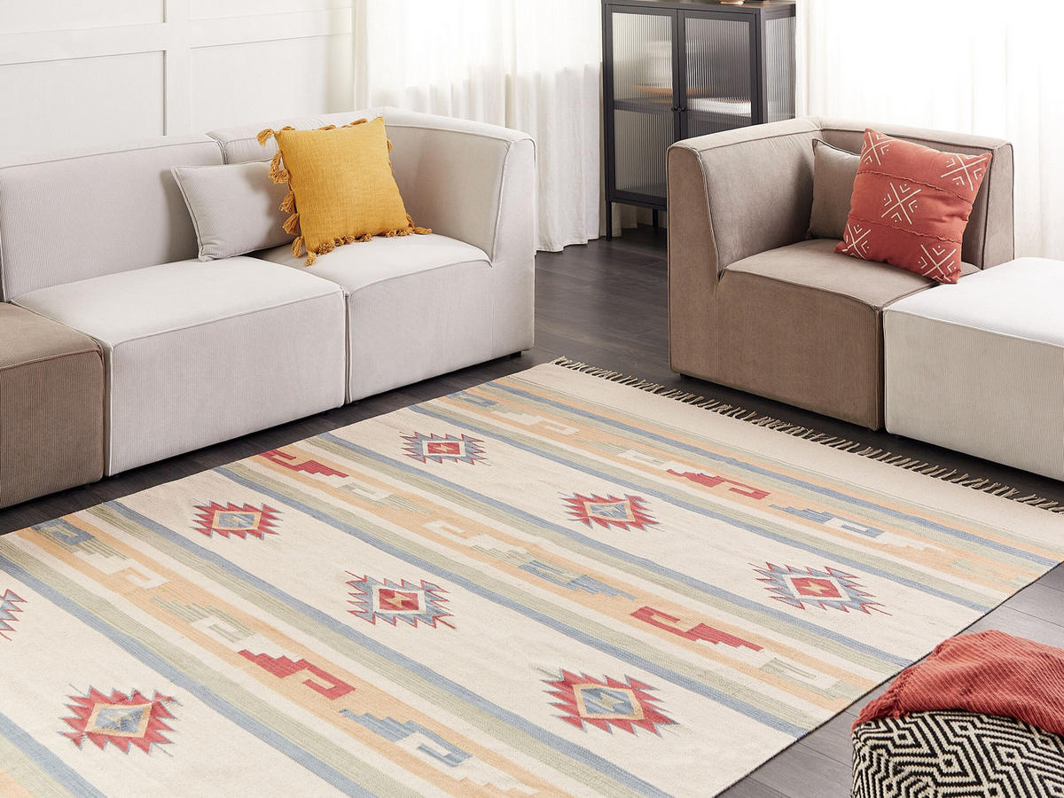 KELIM-TEPPICH Aparan 300/200 cm - Multicolor, Textil (200/300cm) - Beliani