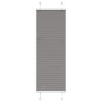 PLISSEE 45/150 cm Stoffbreite 44,4 cm aus Polyester Anthrazit - Anthrazit, Textil (45/150cm) - vidaXL