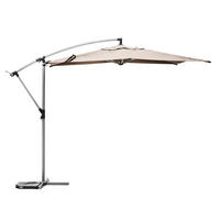 GARTENSCHIRM Manoa 300 cm - Beige, Metall (292/306cm)