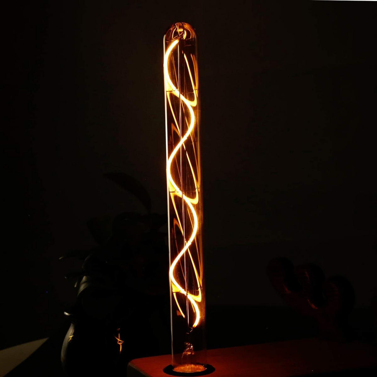 LED-LEUCHTMITTEL Armin II 3/3/30cm - Braun, Glas (3/30cm) - Nettlife