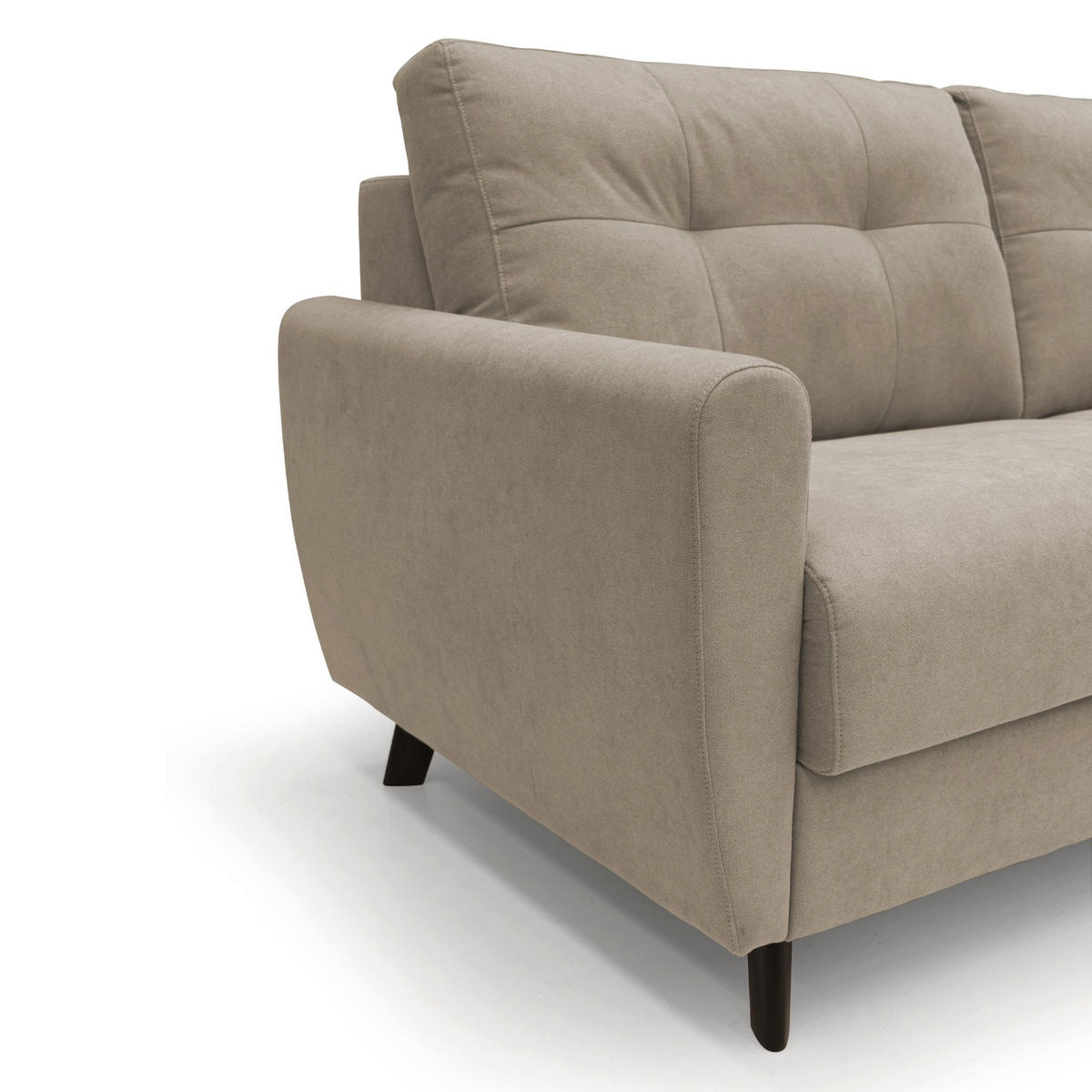 SCHLAFSOFA Callisto - Beige, Textil (168/97/96cm) - Divani.store