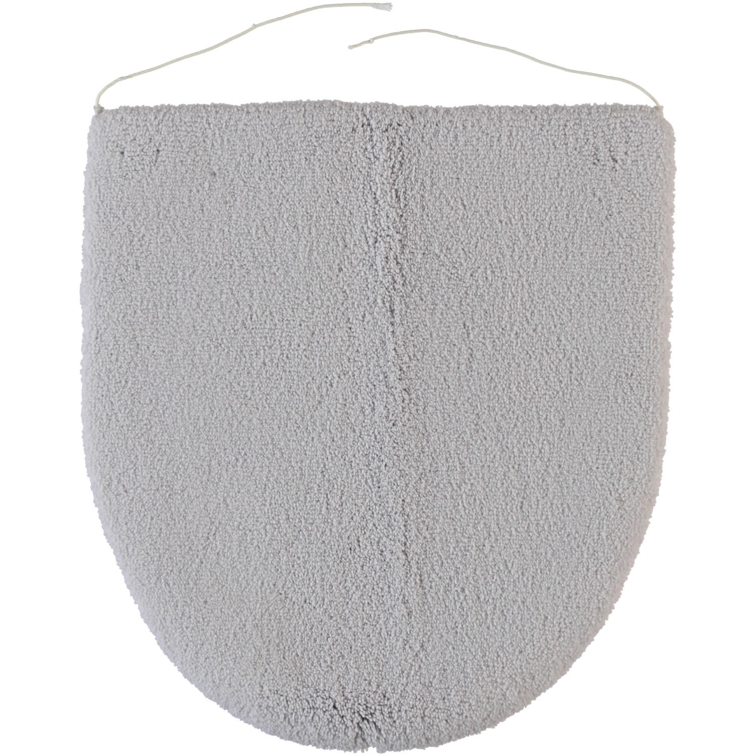 WC-DECKELBEZUG SQUARE PERLGRAU - 11 - Grau, Textil (45/50cm) - Rhomtuft