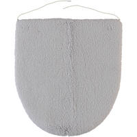 WC-DECKELBEZUG SQUARE PERLGRAU - 11 - Grau, Textil (45/50cm) - Rhomtuft