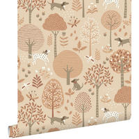 TAPETE Hunde 53 cm x 10.05 m - Pink, Papier (53/0.1cm) - ESTAhome