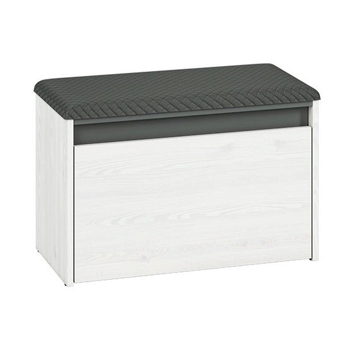SCHUHSCHRANK – 70 cm – Hyga – Weiß / Kieferfarben - Weiß/Kieferfarben, Holzwerkstoff (70/47/34cm) - hi-markt