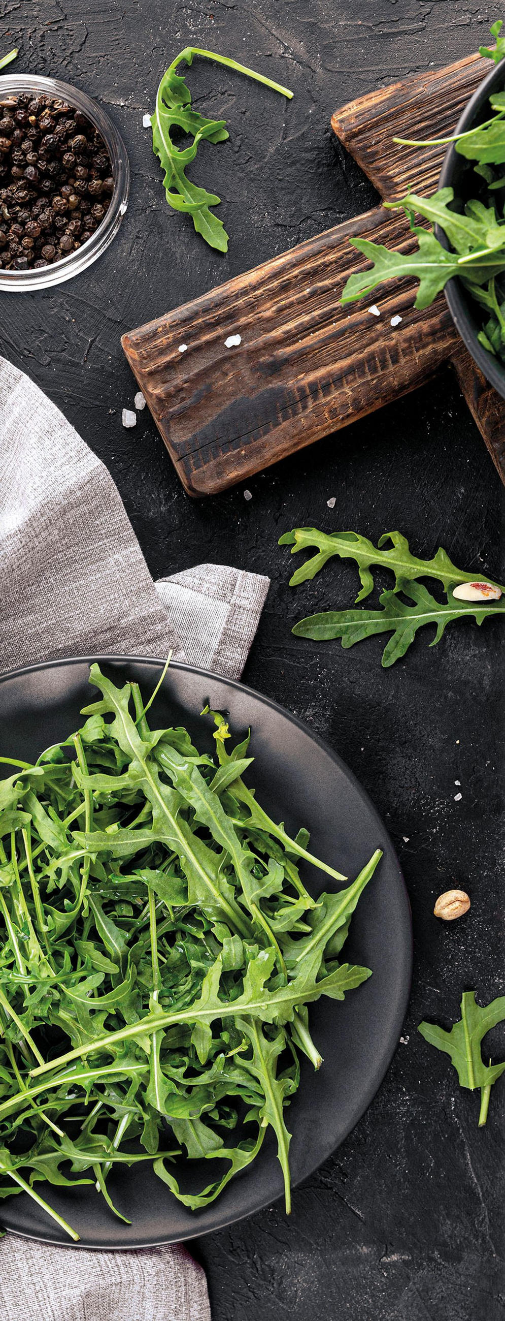 GLASBILD 30x80 cm Küche modern grün - Grau/Grün, Glas (30/80cm) - artissimo