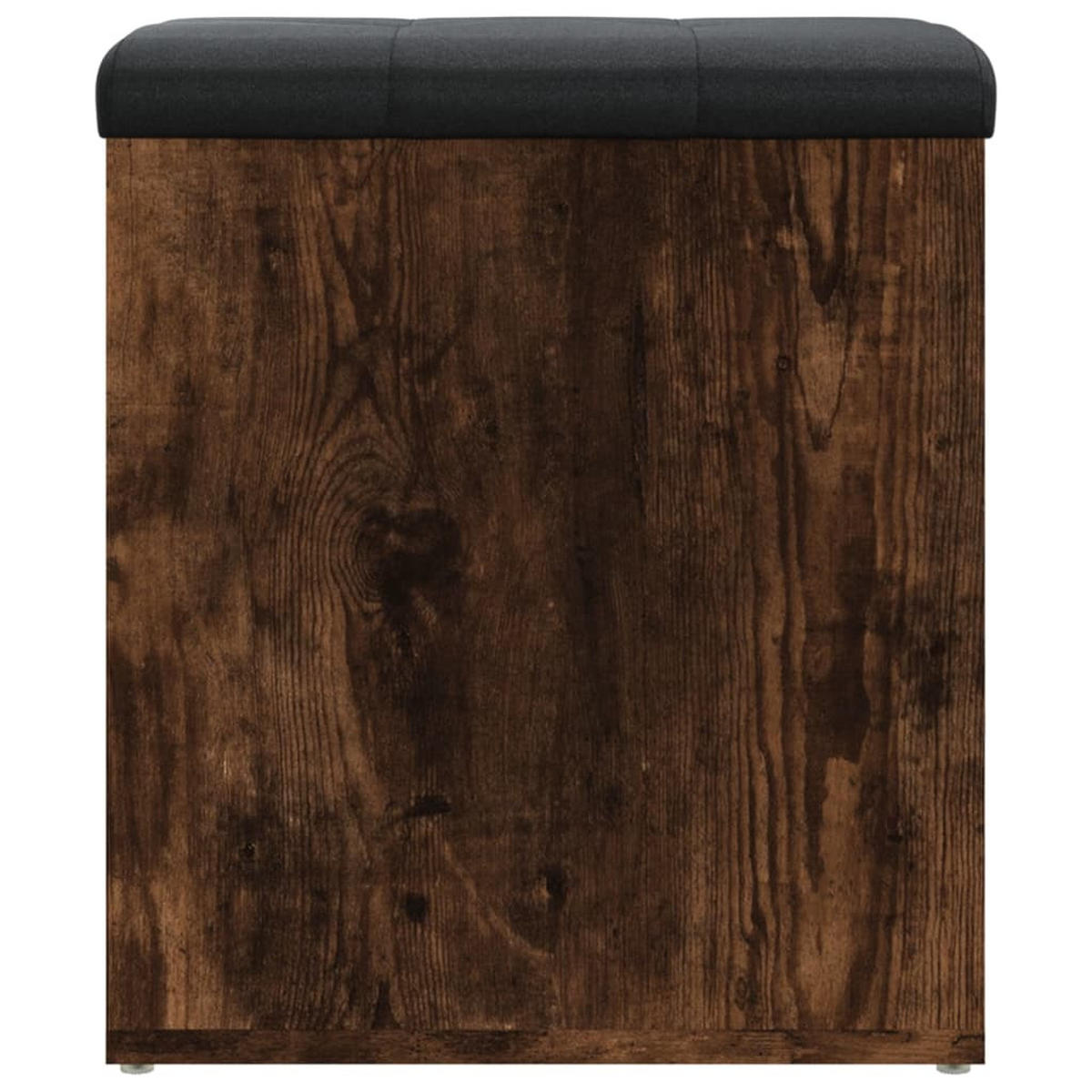 SITZBANK Jona mit Stauraum Räuchereiche 42x42x45 cm - Eiche San Remo, Holz (42/45/42cm) - DELUKE