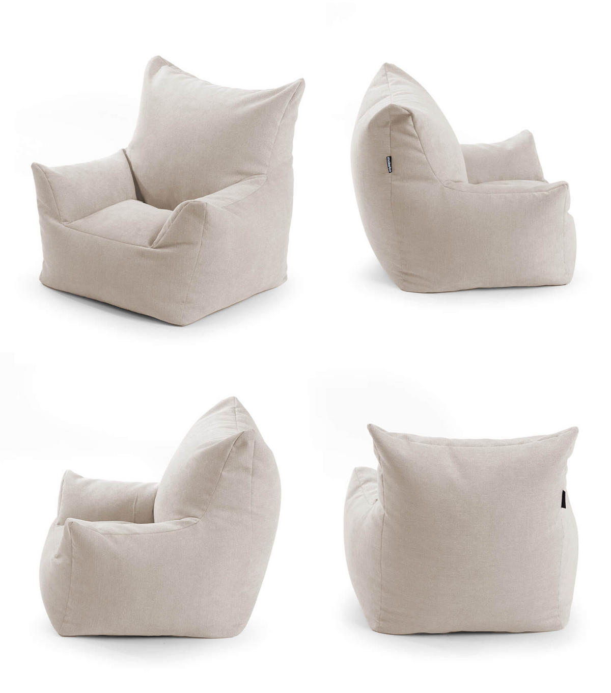 KINDERSESSEL Der Pausenheld - Beige, Textil (52/57/53cm) - Mokebo