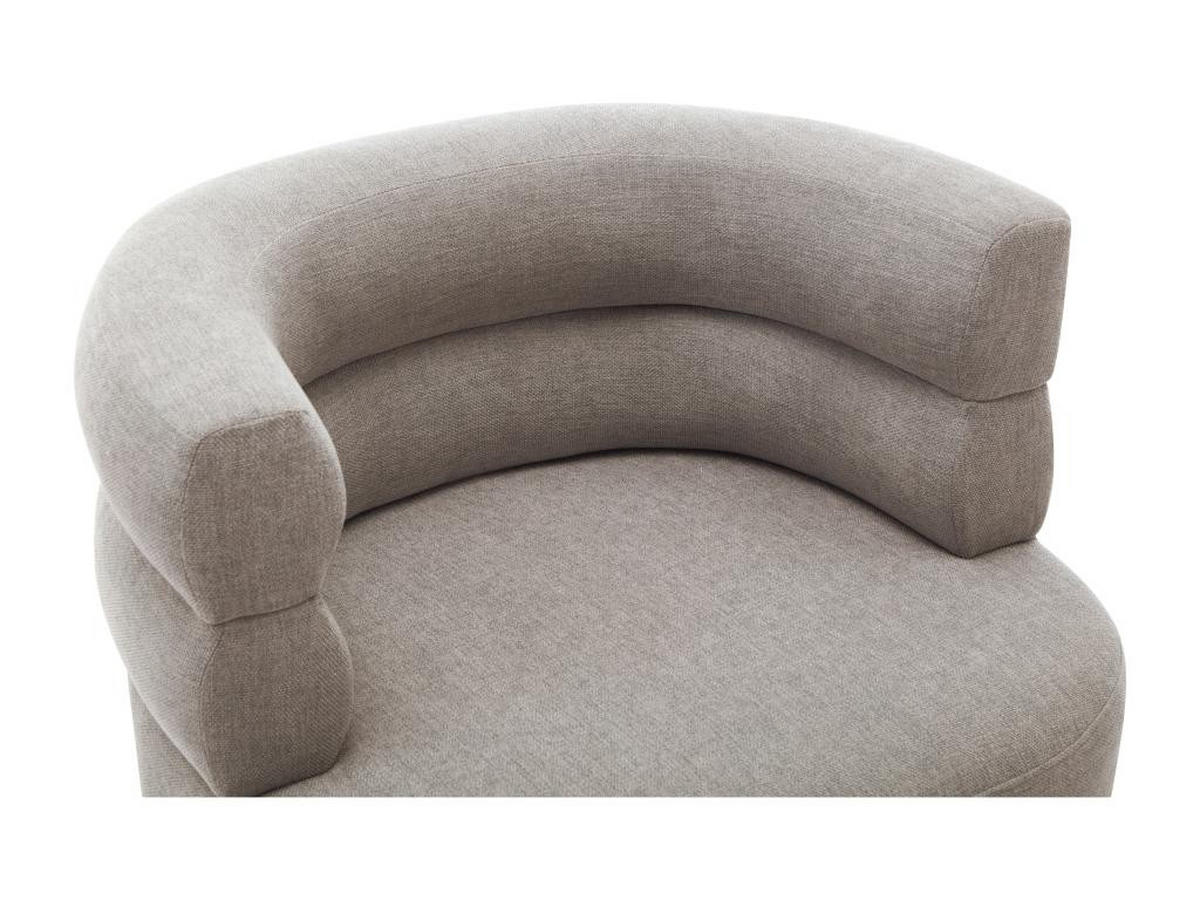 SESSEL - Stoff - Grau - CAMEDO - Grau, Textil (74/73/80cm) - Vente-Unique