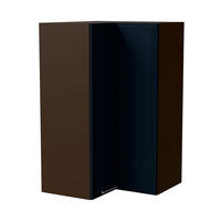 ECKHÄNGESCHRANK Salo W14/60 Lava / Indigo Matt 60 / 60 / 96cm - Dunkelgrau/Dunkelblau, Holz/Holzwerkstoff (60/96/60cm) - Feldmann-Wohnen