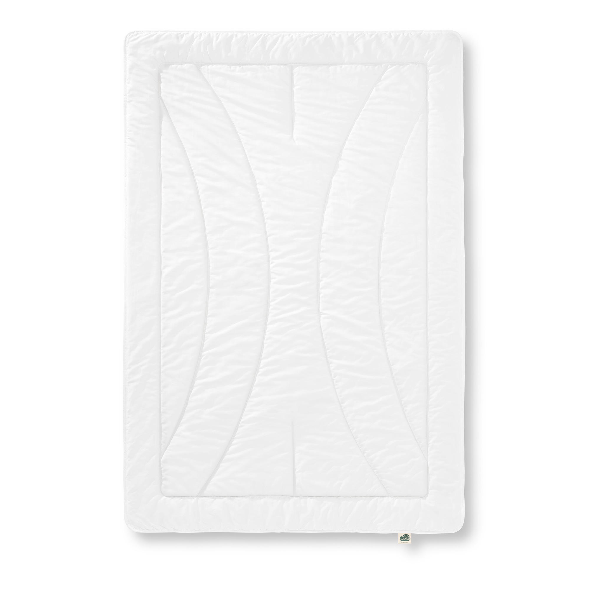 SOMMERBETTDECKE MERINOWOLLE Schurwolle leicht - Weiß, Naturmaterialien/Textil (140/200cm) - wolly