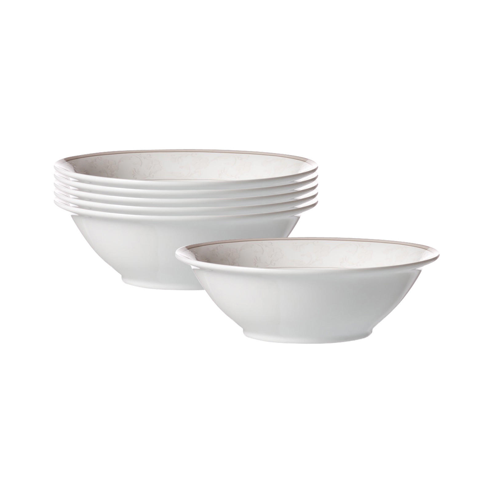 BEILAGENSCHALEN Isabella beige ø 14 cm 6er Set - Beige, Keramik (14cm) - Ritzenhoff Breker