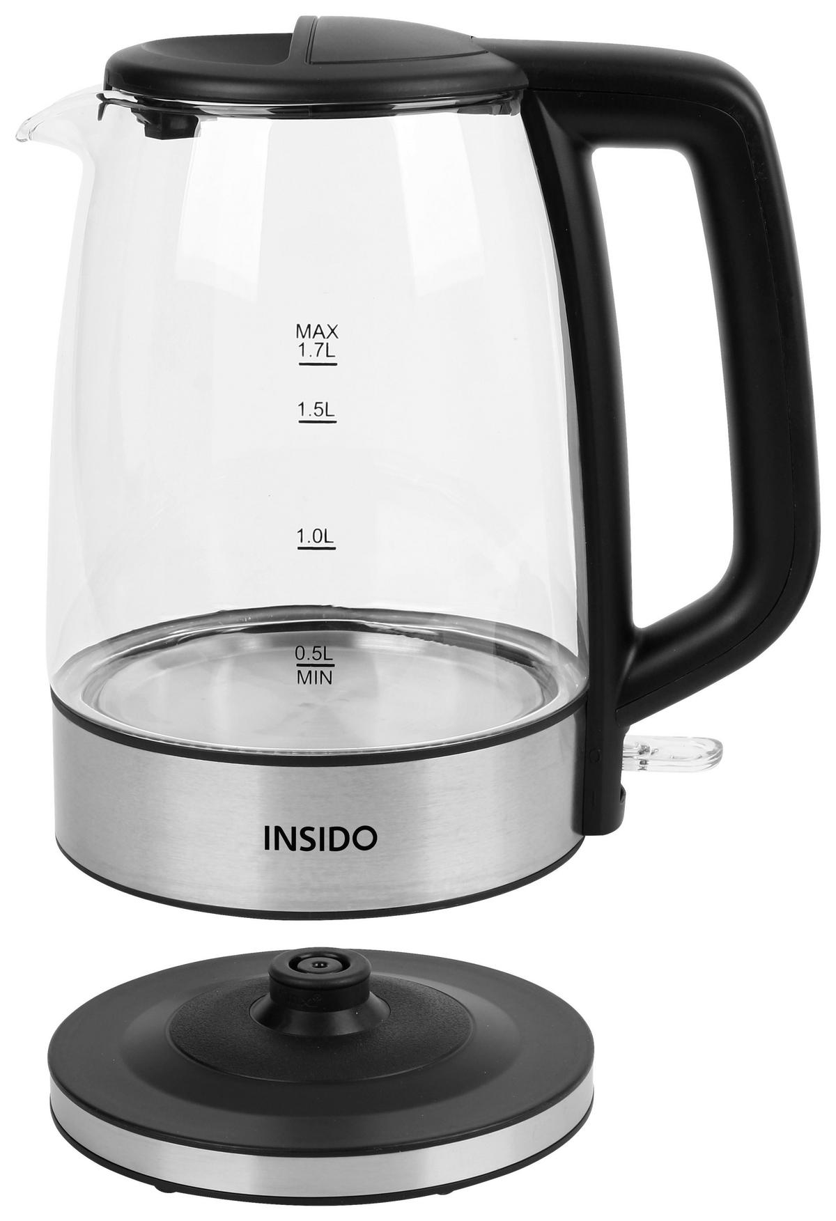 WASSERKOCHER Carolin in Schwarz ca. 1,7 l - Schwarz, Kunststoff (15/24/21.5cm)