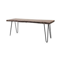 ESSTISCH AVOLA Braun 122x41x46 cm - Braun, Holz (41/122/46cm) - FURNLUX